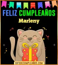 GIF Feliz Cumpleaños Marleny